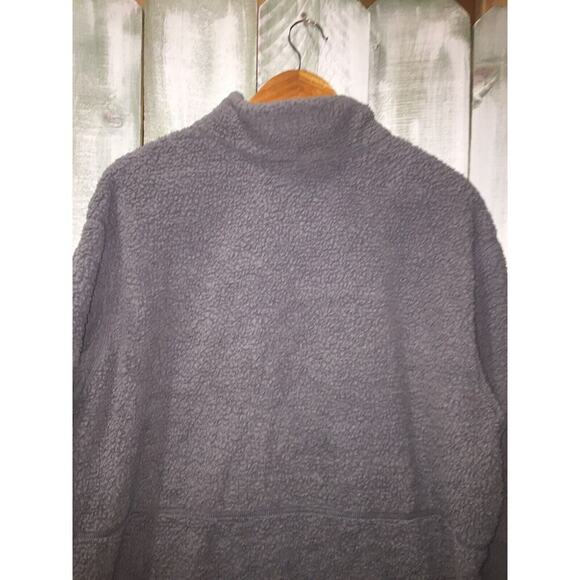Obermeyer Sherpa Pullover Mens Size XL Gray Outdoor 1/2 Zip Sweater Hiking - Picture 8 of 10